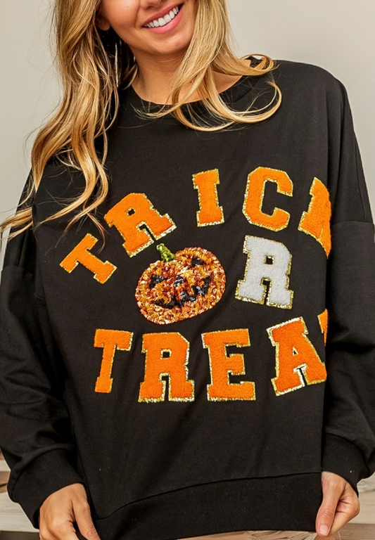 TRICK OR TREAT SWEATSHIRT
