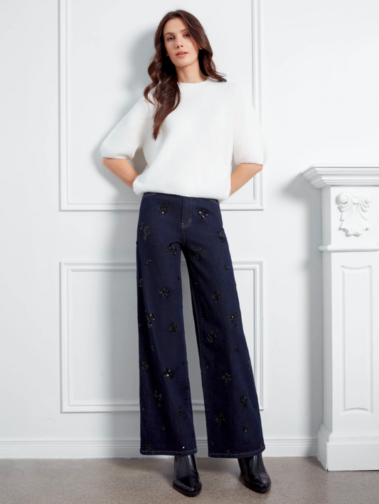 YVONNE EMBELLISHED JEANS