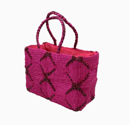 CORA FUCHSIA & UMBERWINE BAG