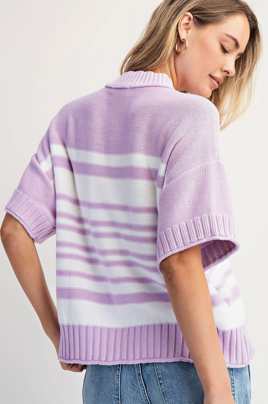ADDELLE LAVENDER SWEATER