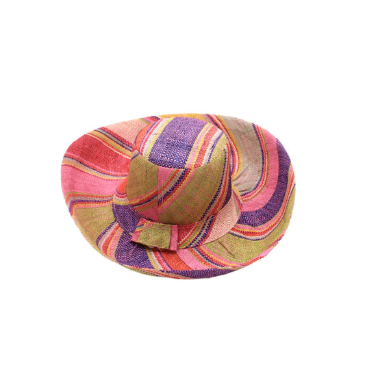 SEASIDE HAT RASPBERRY SWIRL 5"