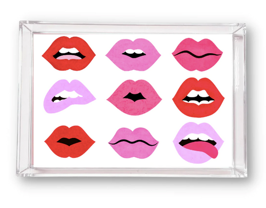 PUCKER UP SMALL TRAY